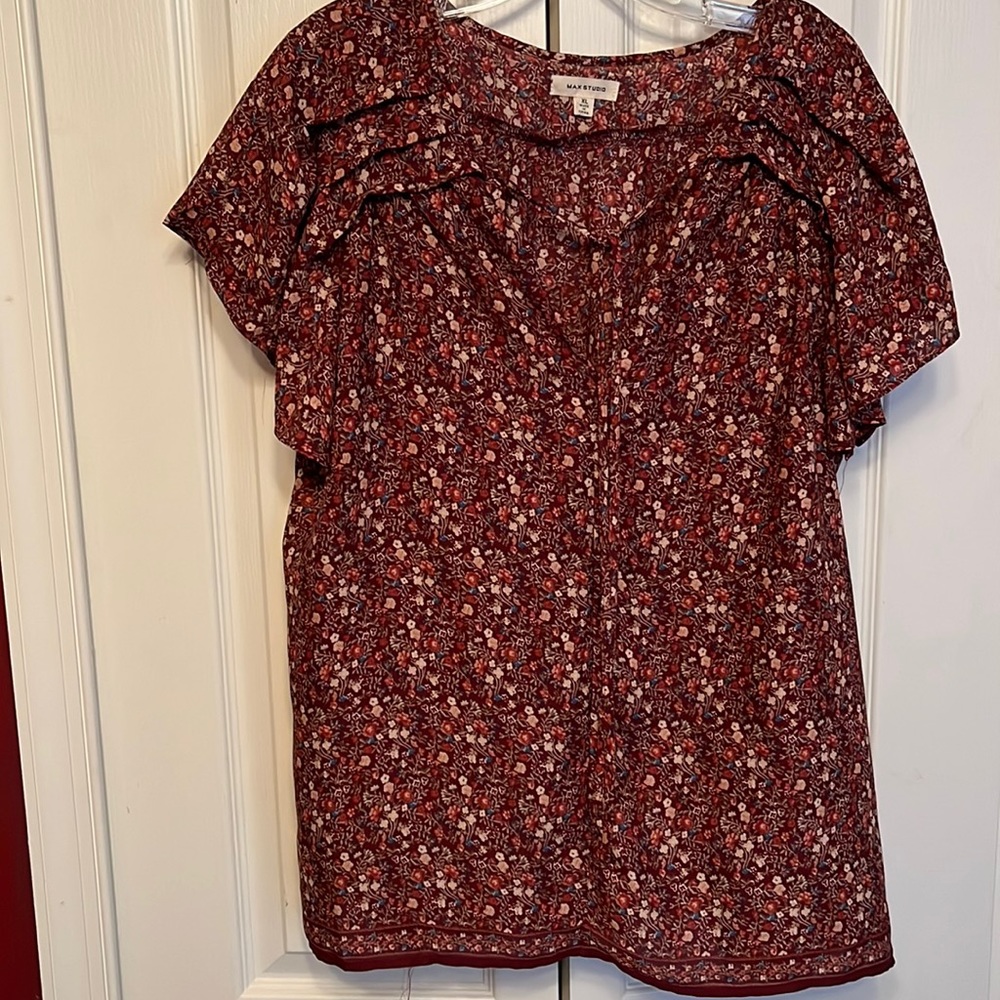 Max Studio floral print top